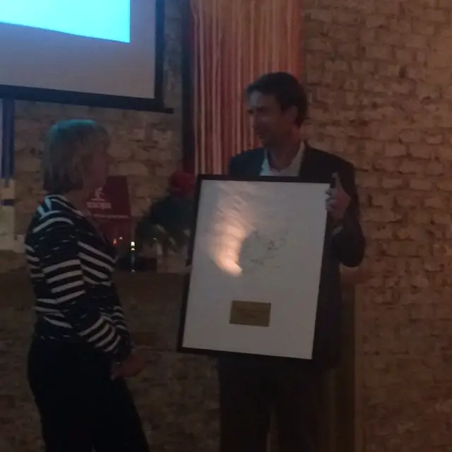 Entrega de premio en Munich 3